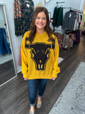 Longhorn Sweater : Mustard