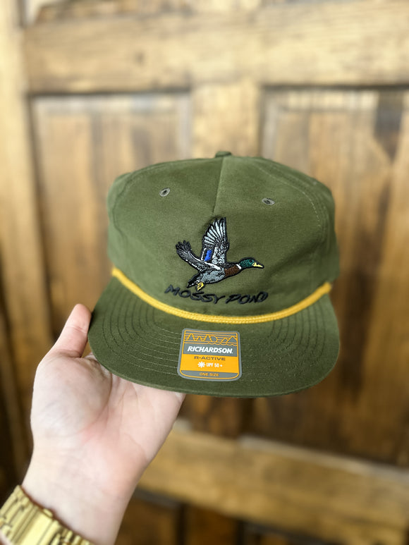 Mallard Grandpa Trucker Hat : Green