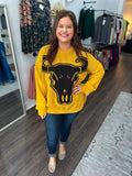 Longhorn Sweater : Mustard