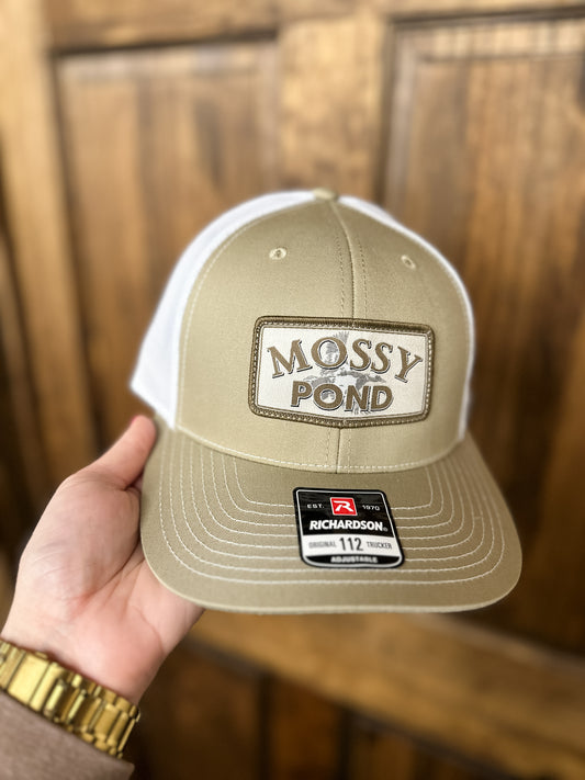 Khaki/White Patch Hat