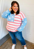 Stars & Stripes Oversized Sweater