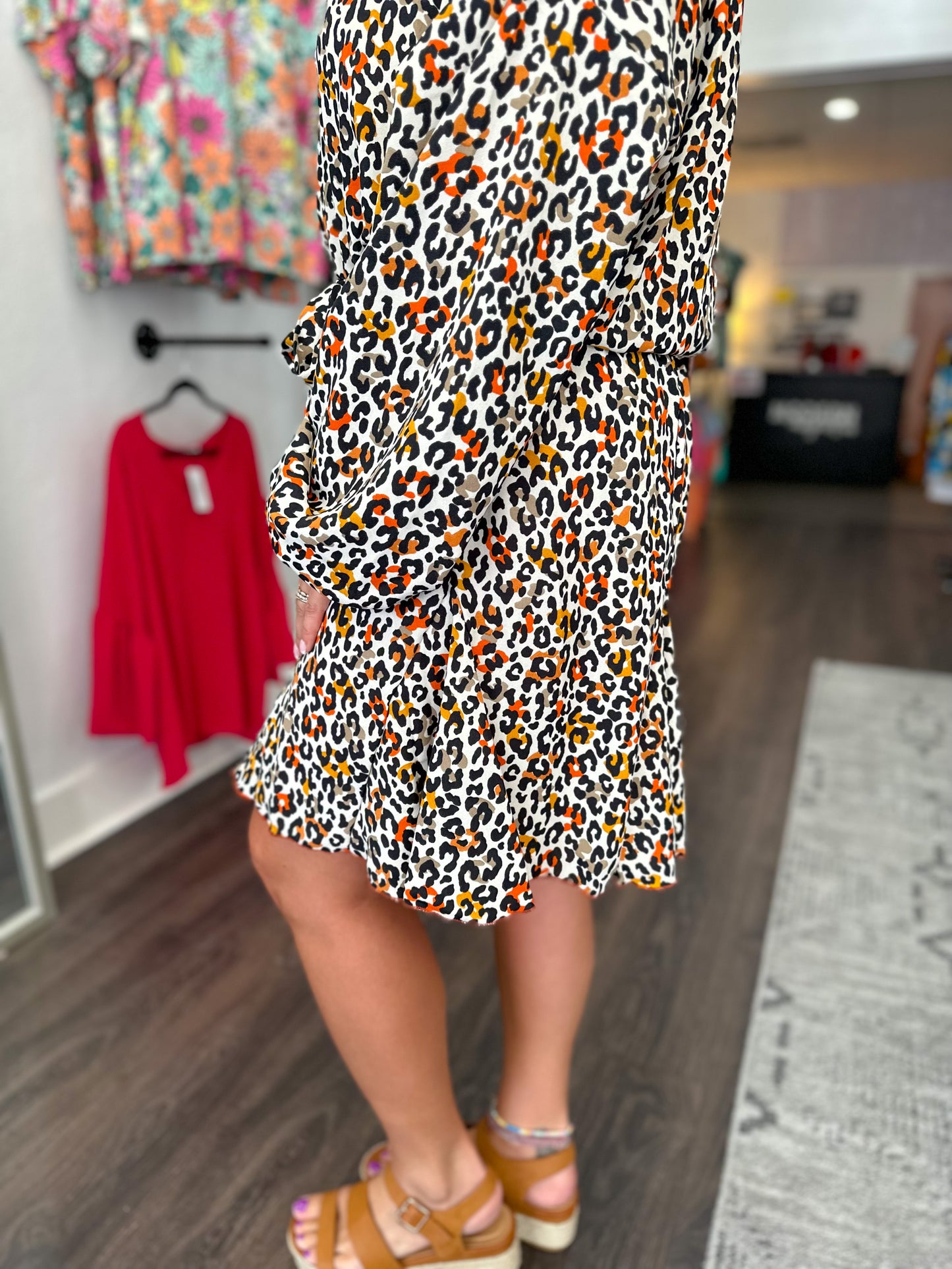 Leopard Swing Romper