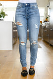 Judy Blue Tall Skinny Destroyed Jeans