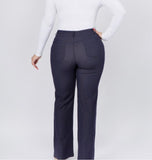 Mid-Rise Flare Jegging : Navy